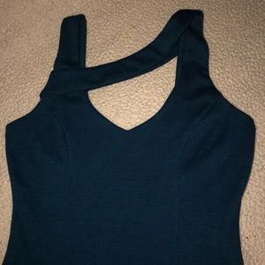 Navy Blue Mini Dress